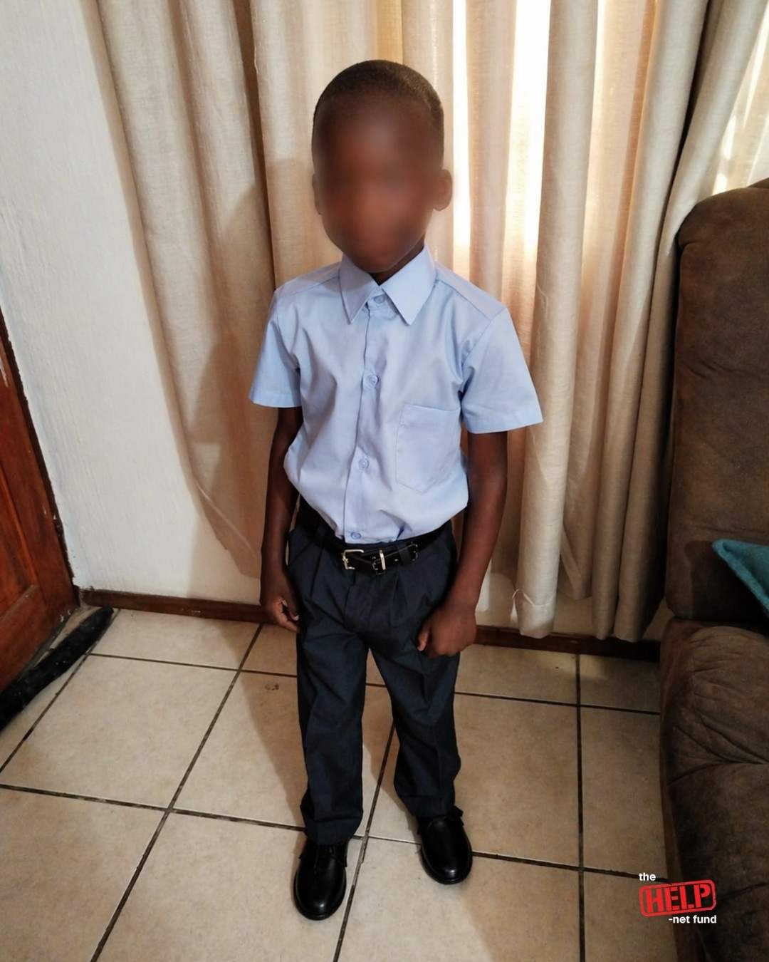 Child receiving emotional support